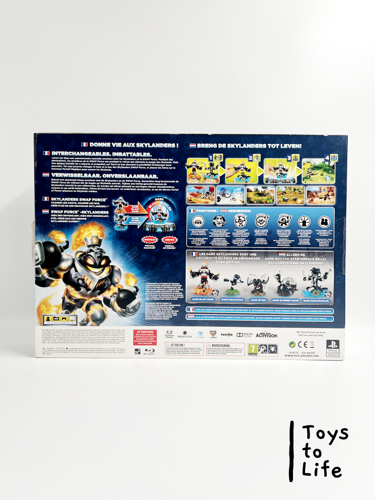 Skylanders Swap Force Dark Starter Pack - PS3 - IN BOX