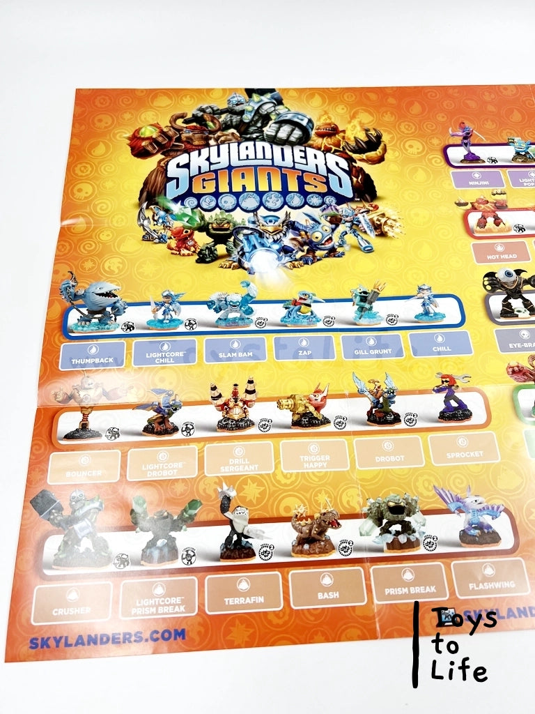 Skylanders Giants Starter Pack Poster