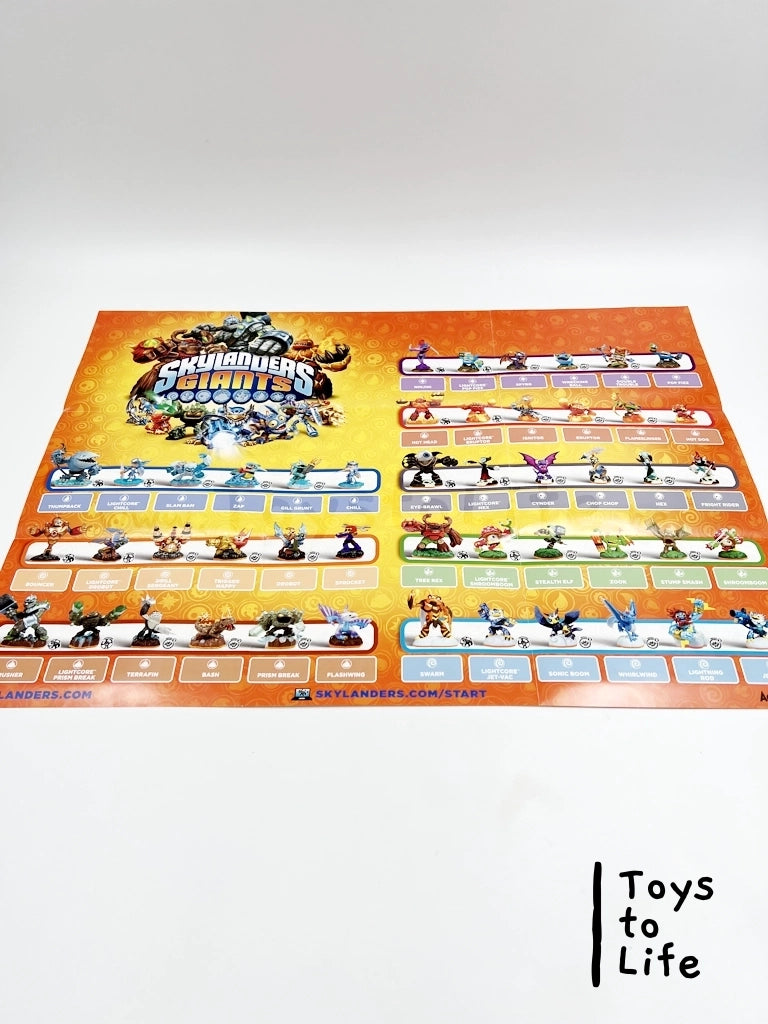 Skylanders Giants Starter Pack Poster
