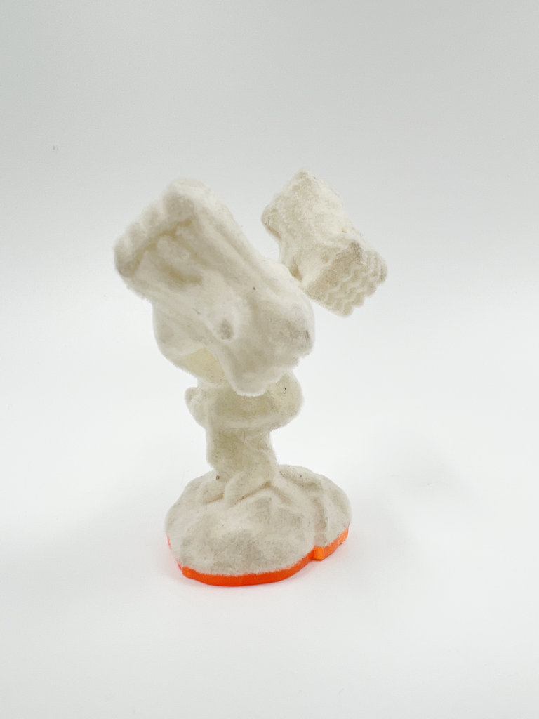 Stump Smash White Flocked