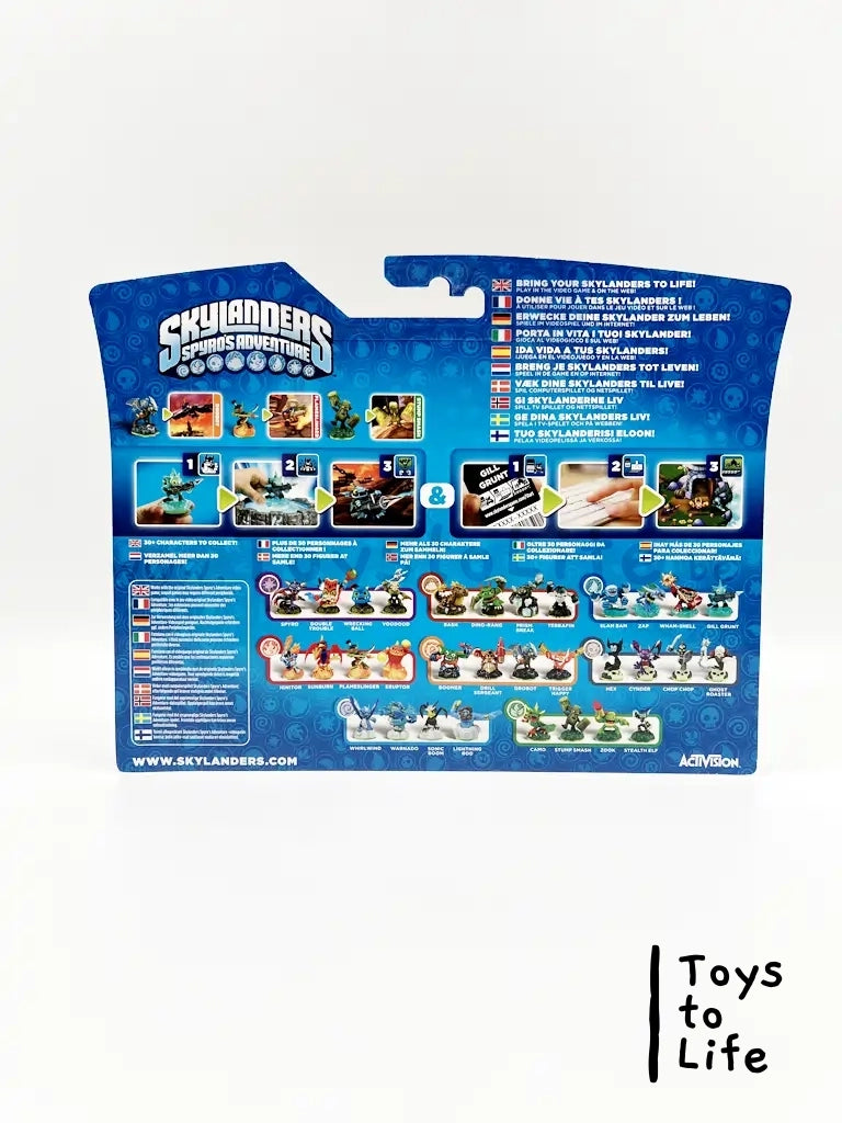Triple Pack - Drobot - Flameslinger - Stump Smash - Skylanders Spyro's Adventure