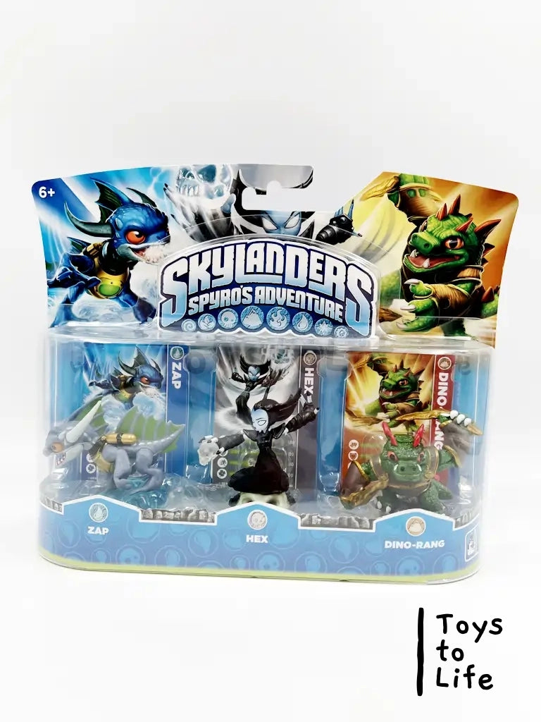 Triple Pack - Zap - Hex - Dino-Rang - Skylanders Spyro's Adventure