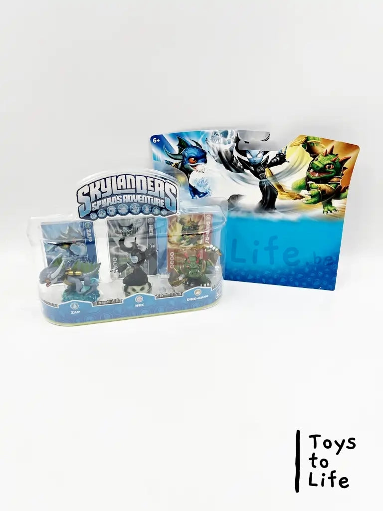 Triple Pack - Zap - Hex - Dino-Rang - Skylanders Spyro's Adventure