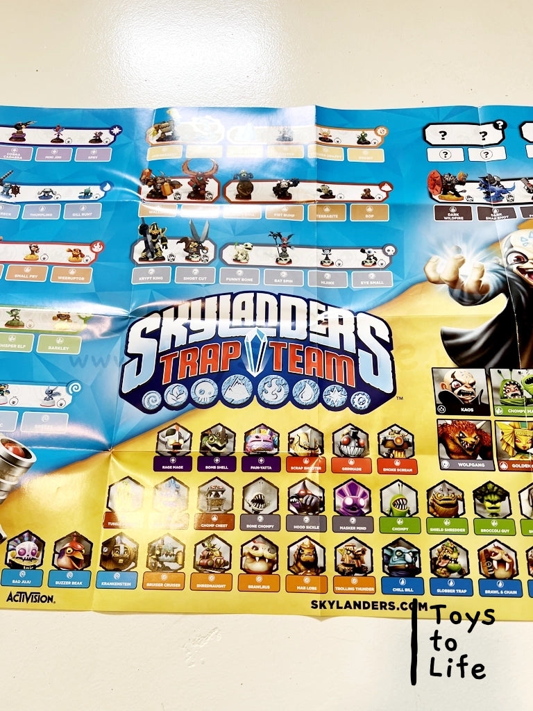 Skylanders Trap Team Dark Starter Pack Poster