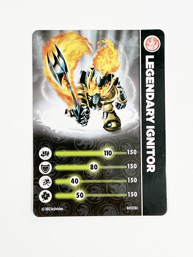 Ignitor Legendary (Stat Card SG)