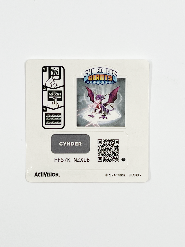 Cynder (Sticker Card SG)