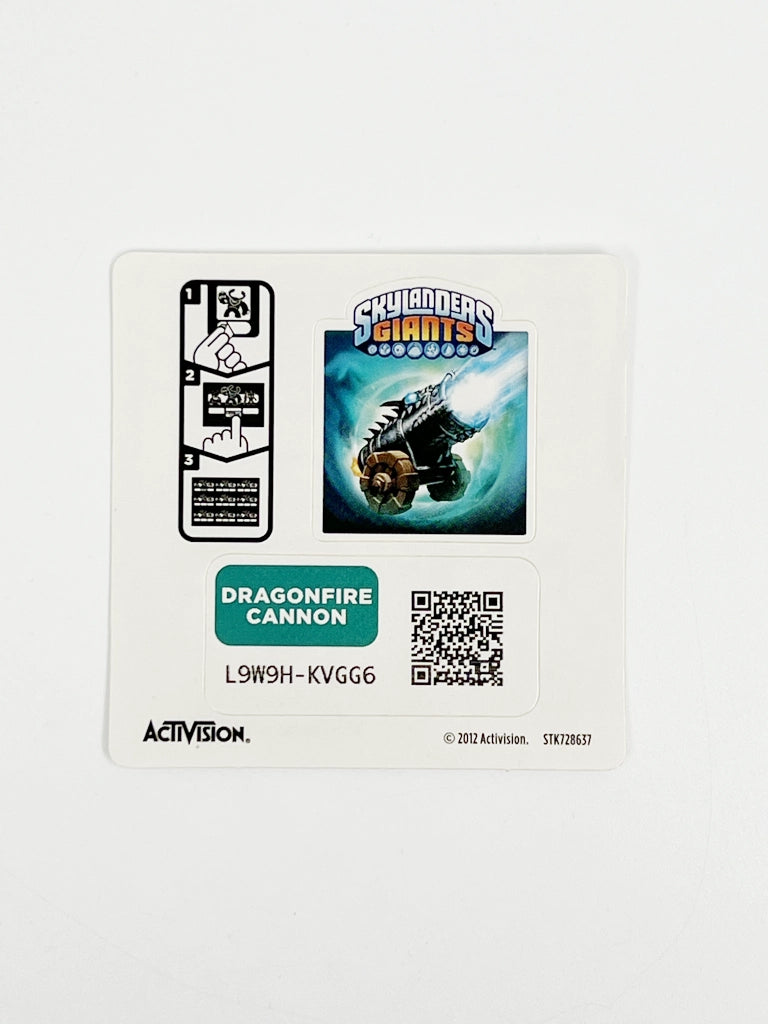 Dragonfire Cannon (Sticker Card SG)