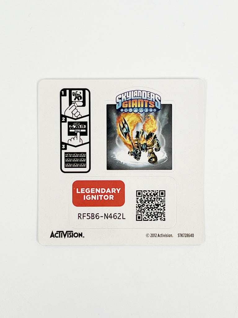 Ignitor Legendary (Sticker Card SG)