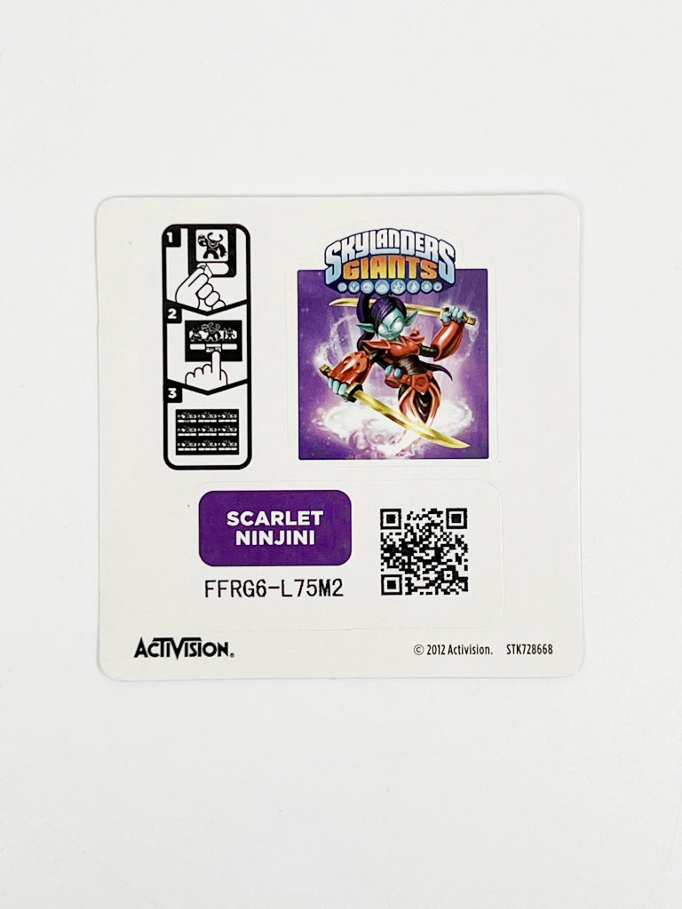 Ninjini Scarlet (Sticker Card SG)
