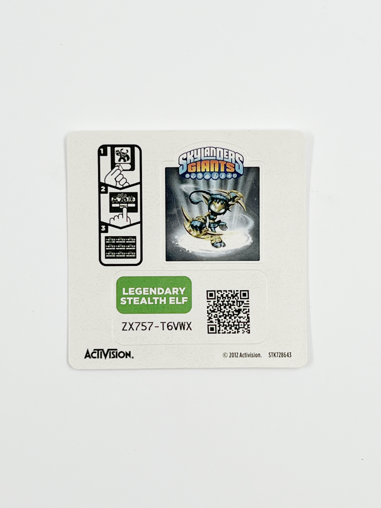 Stealth Elf Legendary (Sticker Card SG)