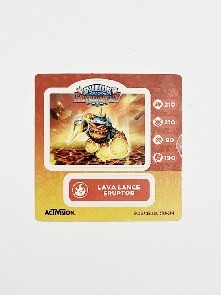 Eruptor Lava Lance (Sticker Card SSC)