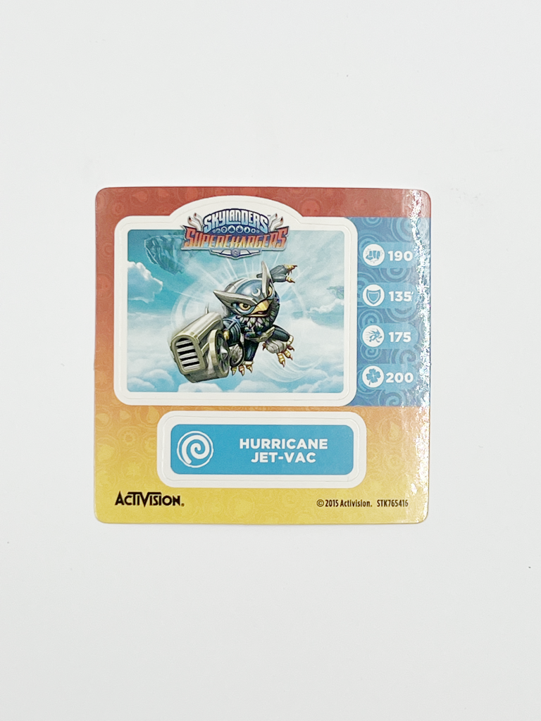 Jet-Vac Hurricane (Sticker Card SSC)