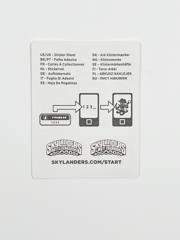 Blast Zone (Sticker Card SSF)