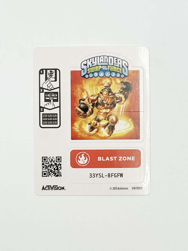 Blast Zone (Sticker Card SSF)