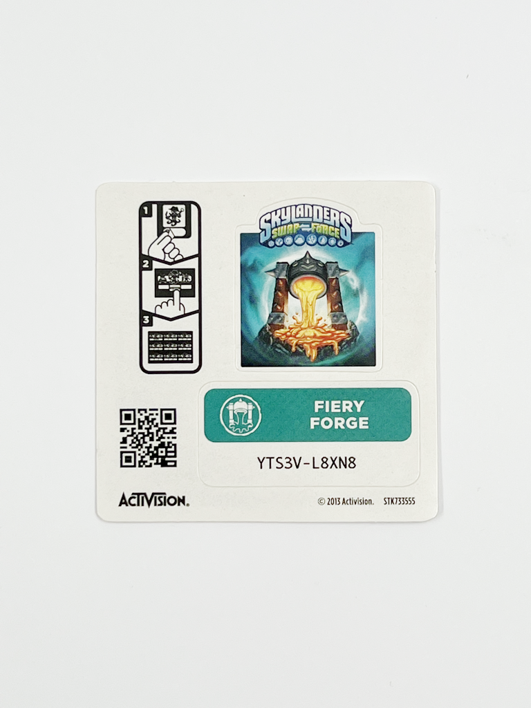 Fiery Forge (Sticker Card SSF)