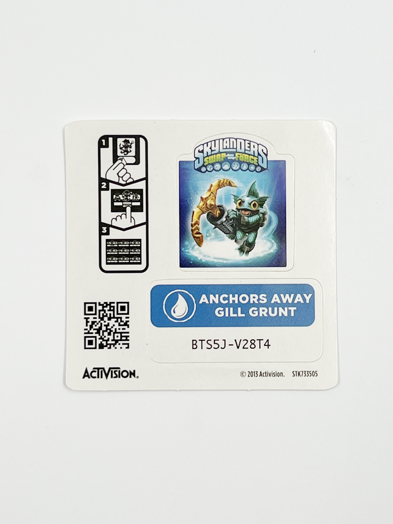 Gill Grunt Anchors Away (Sticker Card SSF)