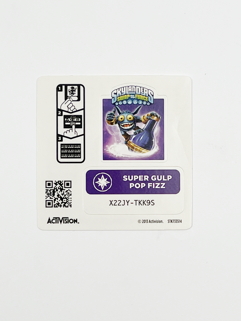 Pop Fizz Super Gulp (Sticker Card SSF)