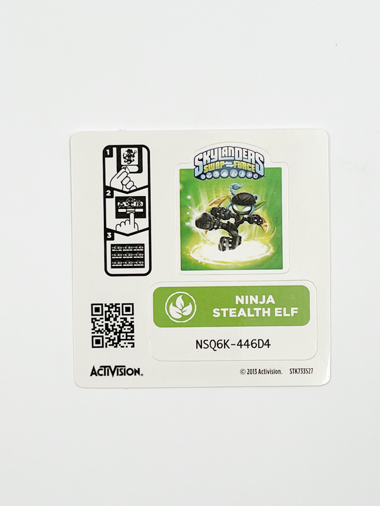 Stealth Elf Ninja (Sticker Card SSF)