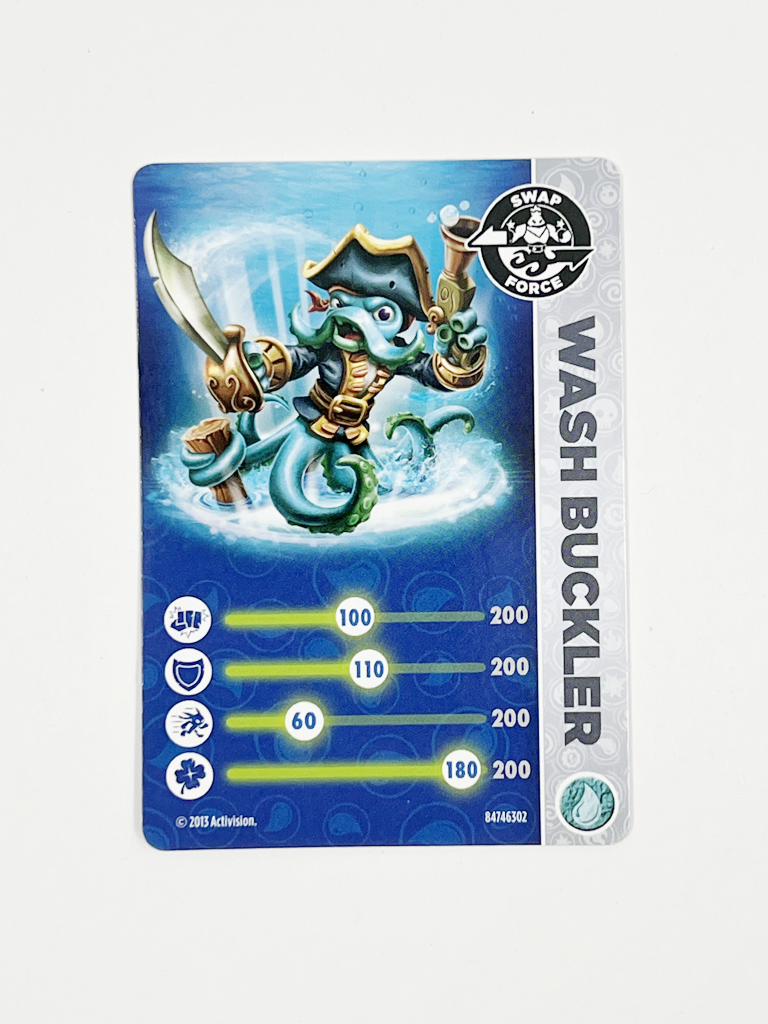 Wash Buckler (Stat Card)