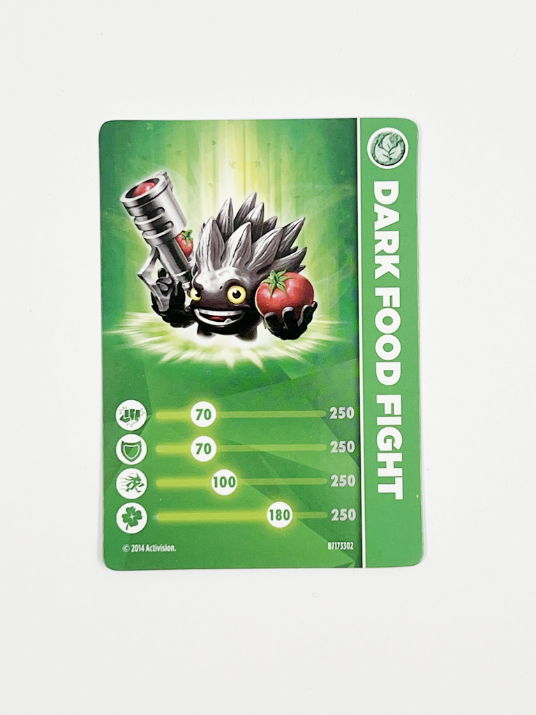 Food Fight Dark (Stat Card)