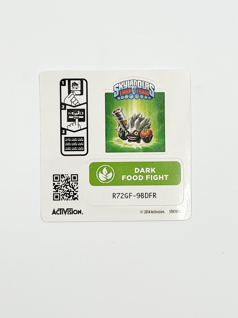 Food Fight Dark (Sticker Card STT)