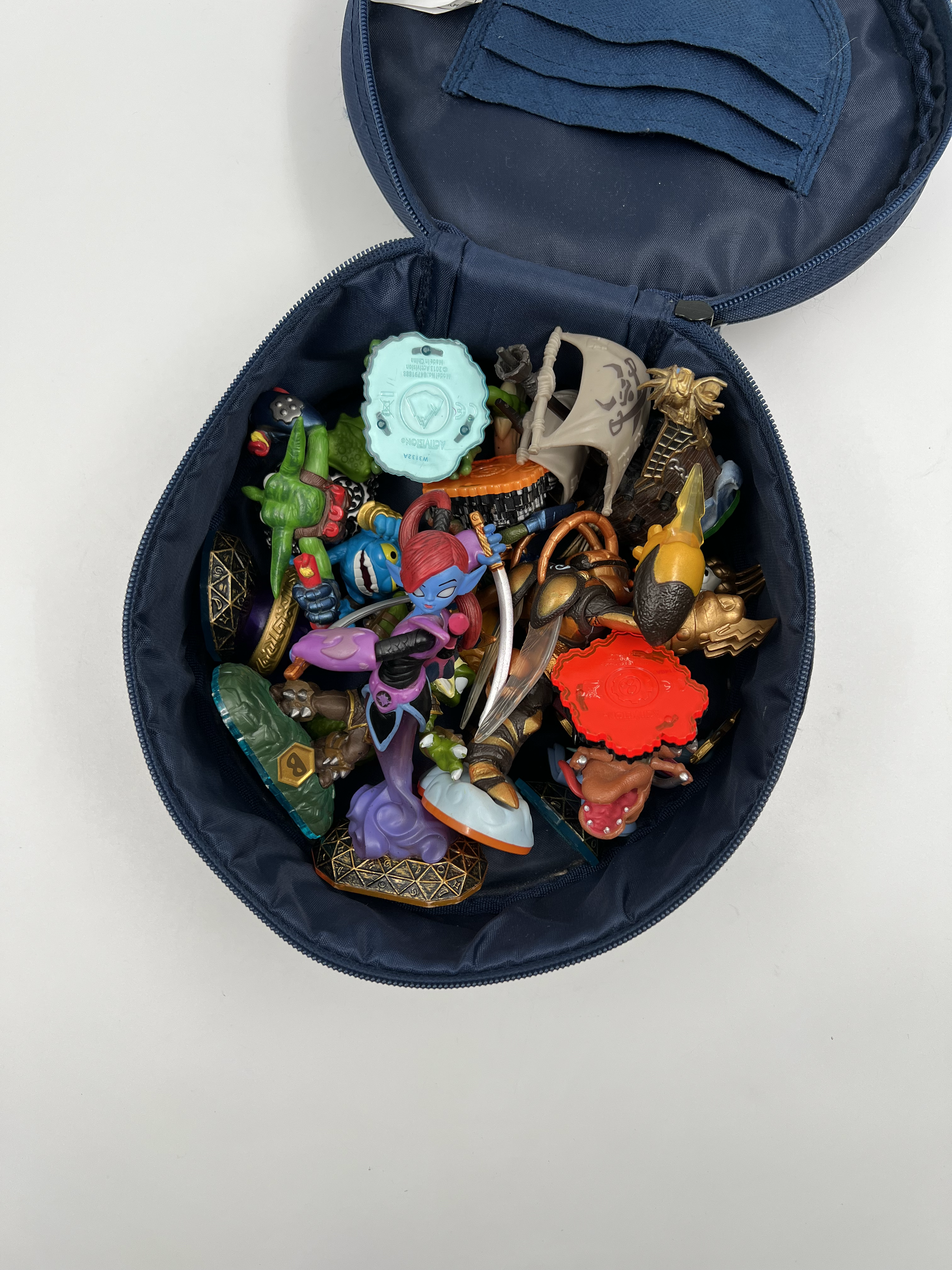 Blauw opbergzakje rond - Skylanders Spyro's Adventure - Klein